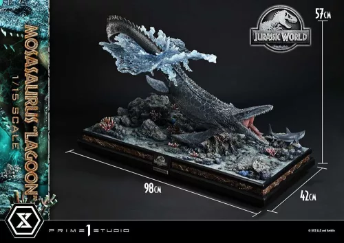 Jurassic World Legacy Museum Collection Statue 1/15 Mosasaurus Lagoon" 57 cm"