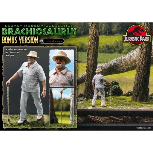 Jurassic Park (Film) Legacy Museum Collection Statue 1/15 Brachiosaurus Bonus Version 128 cm