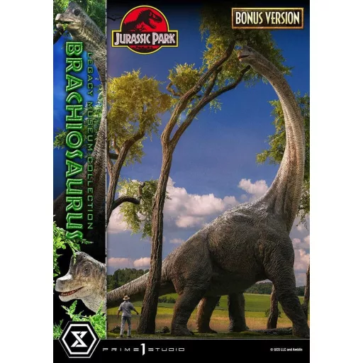 Jurassic Park (Film) Legacy Museum Collection Statue 1/15 Brachiosaurus Bonus Version 128 cm