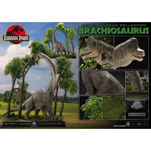 Jurassic Park (Film) Legacy Museum Collection Statue 1/15 Brachiosaurus Bonus Version 128 cm