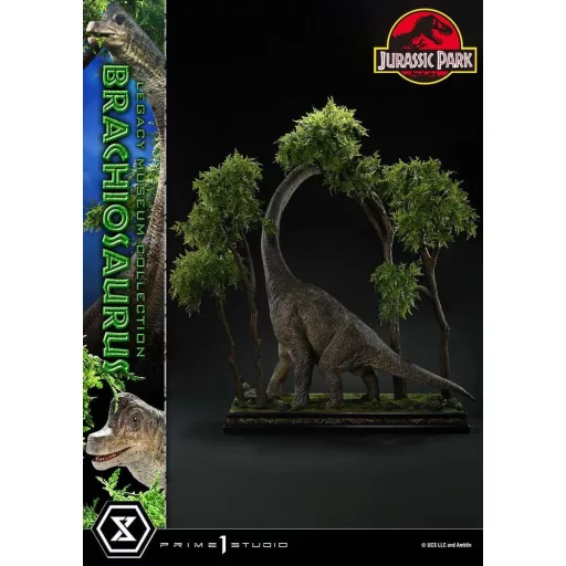 Jurassic Park (Film) Legacy Museum Collection Statue 1/15 Brachiosaurus Bonus Version 128 cm