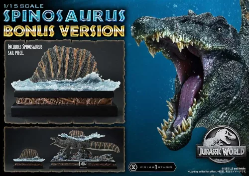 Jurassic World Rebirth (Film) Legacy Museum Collection Statue 1/15 Spinosaurus Bonus Version 39 cm
