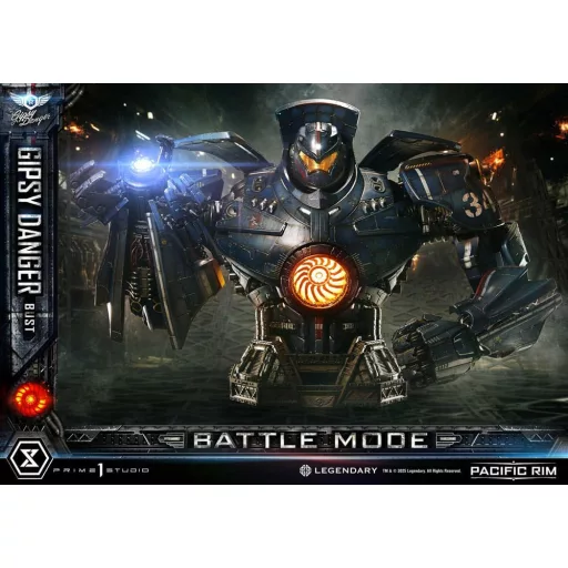 Pacific Rim Life Size Bust 1/1 Gipsy Danger Battle Mode 75 cm
