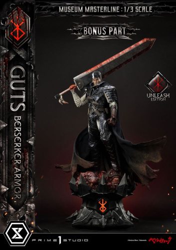 Berserk Museum Masterline Szobor 1/3 Guts Berserker Armor Unleash Edition Deluxe Bonus Version 121 cm