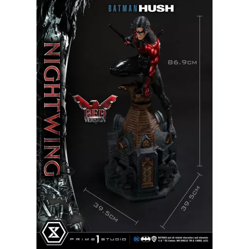 Batman Hush Statue Nightwing Red Version 87 cm