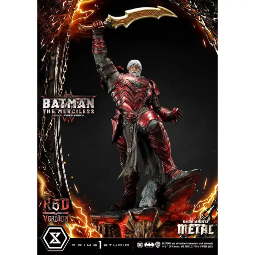 Dark Nights: Death Metal Statue 1/3 The Mericless Red Version 111 cm