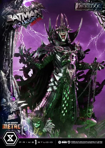 DC Comics Museum Masterline Statue 1/3 Dark Nights: Death Metal The Batman Who Laughs & Robin King DX Bonus 85 cm