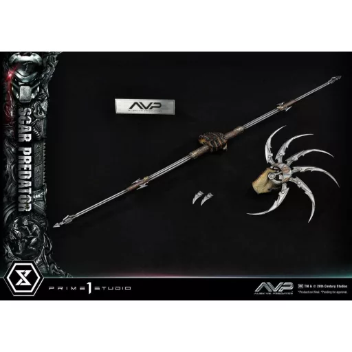 The Alien vs. Predator Museum Masterline Series Statue 1/3 Scar Predator 93 cm