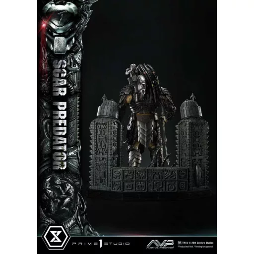 The Alien vs. Predator Museum Masterline Series Statue 1/3 Scar Predator 93 cm