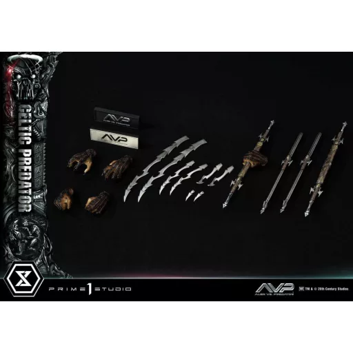 The Alien vs. Predator Museum Masterline Series Szobor 1/3 Celtic Predator 95 cm