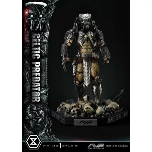 The Alien vs. Predator Museum Masterline Series Szobor 1/3 Celtic Predator 95 cm