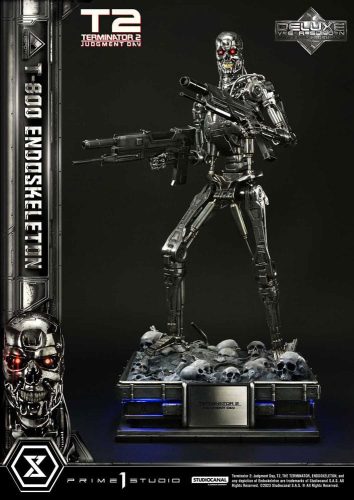 Terminator 2 Museum Masterline Series Statue 1/3 Judgment Day T800 Endoskeleton Deluxe Bonus Version 74 cm