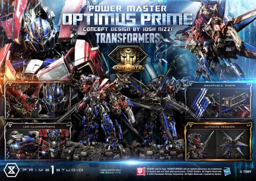 Transformers Museum Masterline Statue Powermaster Optimus Prime Concept by Josh Nizzi Ultimate Version 99 cm