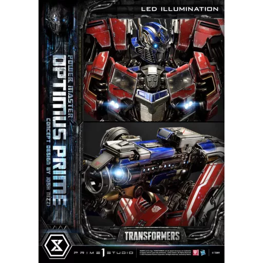 Transformers Museum Masterline Statue Powermaster Optimus Prime Concept by Josh Nizzi Ultimate Version 99 cm