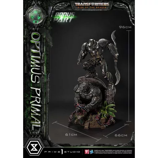 Transformers: Rise of the Beasts Museum Masterline Statue Optimus Primal Ultimate Bonus Version 72 cm
