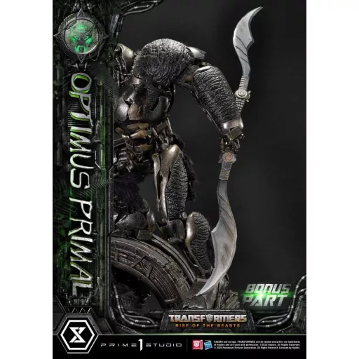 Transformers: Rise of the Beasts Museum Masterline Statue Optimus Primal Ultimate Bonus Version 72 cm