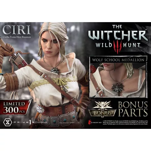 The Witcher 3: Wild Hunt Museum Masterline Statue 1/3 Wild Hunt Ciri Fiona Elen Riannon Bonus Version 81 cm