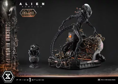 Alien: Romulus Museum Masterline XL Statue 1/3 Scorched Xenomorph Deluxe Version 98 cm