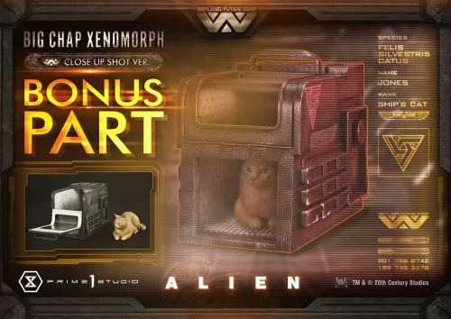 Alien (Film) Museum Masterline XL Statue 1/3 Big Chap Xenomorph Close Up Shot Ver. DX Bonus Version 100 cm