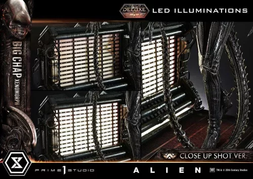 Alien (Film) Museum Masterline XL Statue 1/3 Big Chap Xenomorph Close Up Shot Ver. Deluxe Version 100 cm