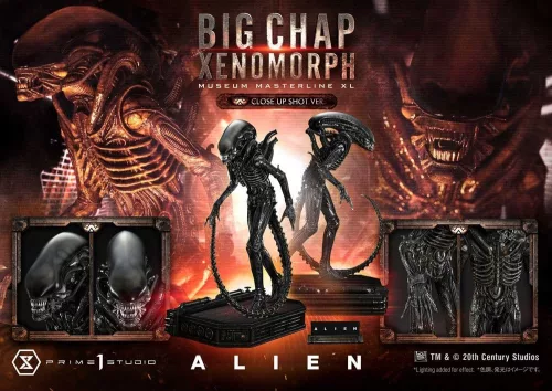 Alien (Film) Museum Masterline XL Statue 1/3 Big Chap Xenomorph Close Up Shot Ver. 100 cm