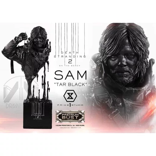 Death Stranding 2: On the Beach Premium Bust 1/3 Sam Tar Black 44 cm