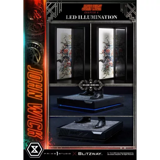 John Wick Chapter 4 Ultimate Premium Masterline Series Statue 1/4 John Wick Deluxe Bonus Version 54 cm