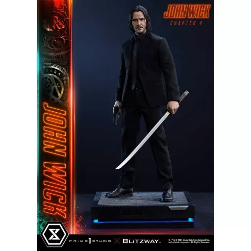 John Wick Chapter 4 Ultimate Premium Masterline Series Statue 1/4 John Wick Deluxe Bonus Version 54 cm