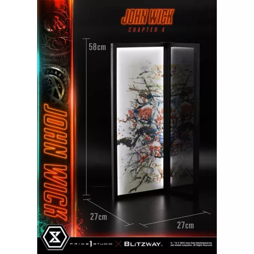 John Wick Chapter 4 Ultimate Premium Masterline Series Statue 1/4 John Wick Deluxe Bonus Version 54 cm