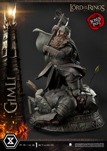 Lord of the Rings: The Two Towers Szobor 1/4 Gimli Bonus Version 56 cm