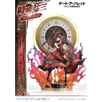   Date A Live Fragment: Date A Bullet Prisma Wing PVC Szobor 1/7 Kurumi Tokisaki Deluxe Version 37 cm