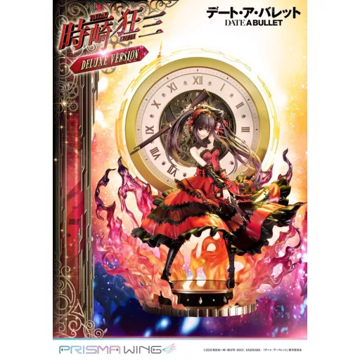 Date A Live Fragment: Date A Bullet Prisma Wing PVC Szobor 1/7 Kurumi Tokisaki Deluxe Version 37 cm