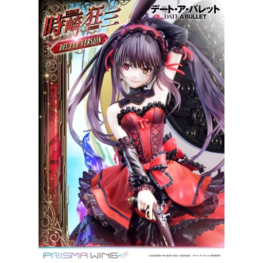 Date A Live Fragment: Date A Bullet Prisma Wing PVC Szobor 1/7 Kurumi Tokisaki Deluxe Version 37 cm