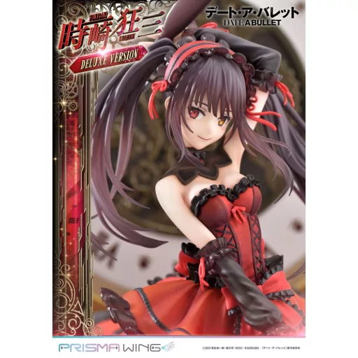 Date A Live Fragment: Date A Bullet Prisma Wing PVC Szobor 1/7 Kurumi Tokisaki Deluxe Version 37 cm