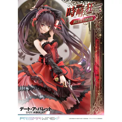 Date A Live Fragment: Date A Bullet Prisma Wing PVC Szobor 1/7 Kurumi Tokisaki Deluxe Version 37 cm