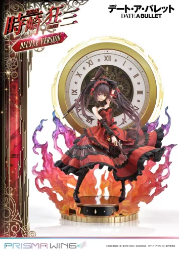 Date A Live Fragment: Date A Bullet Prisma Wing PVC Szobor 1/7 Kurumi Tokisaki Deluxe Version 37 cm