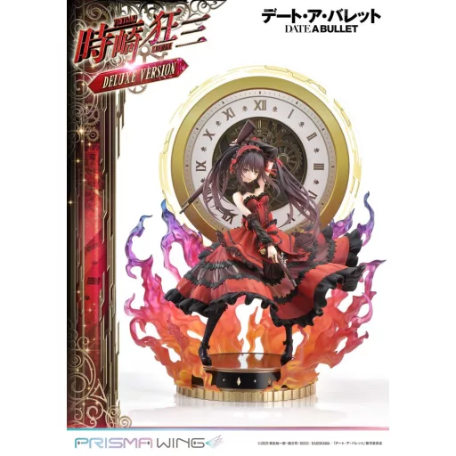 Date A Live Fragment: Date A Bullet Prisma Wing PVC Szobor 1/7 Kurumi Tokisaki Deluxe Version 37 cm