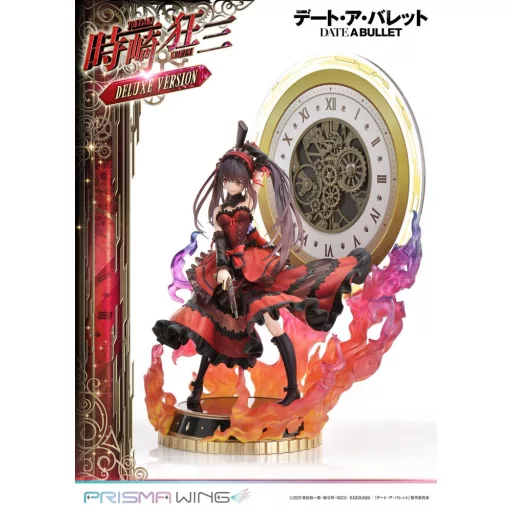 Date A Live Fragment: Date A Bullet Prisma Wing PVC Szobor 1/7 Kurumi Tokisaki Deluxe Version 37 cm