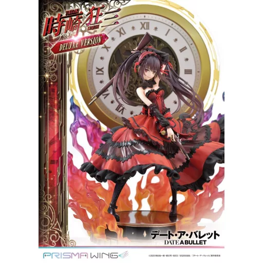 Date A Live Fragment: Date A Bullet Prisma Wing PVC Szobor 1/7 Kurumi Tokisaki Deluxe Version 37 cm