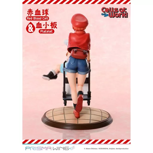 Cells at Work Prisma Wing PVC Statue Red Blood Cell & Platelet  26 cm