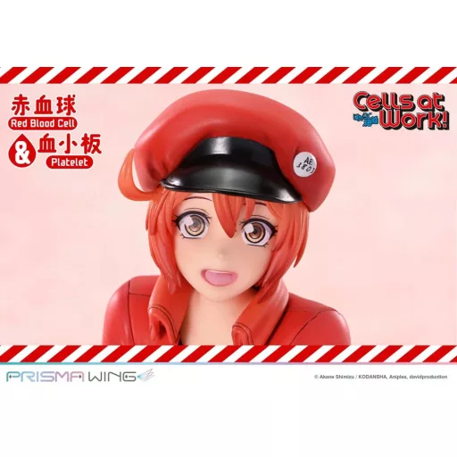 Cells at Work Prisma Wing PVC Statue Red Blood Cell & Platelet  26 cm