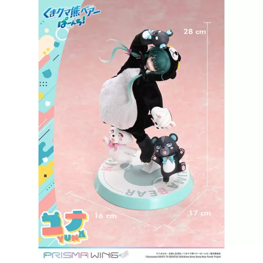Kuma Kuma Kuma Bear Punch! Prisma Wing PVC Statue 1/7 Yuna 28 cm