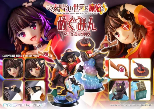 Konusuba - An Explosion on This Wonderful World! Prisma Wing PVC Szobor 1/7 Megumin 23 cm
