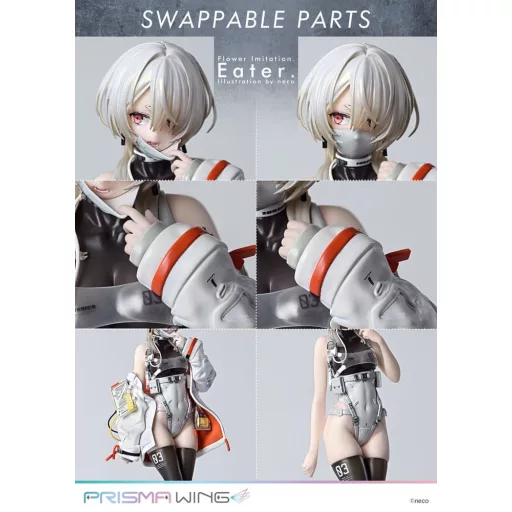 Flower Imitation Prisma Wing PVC Statue 1/7 Eater Illustration by neco 32 cm