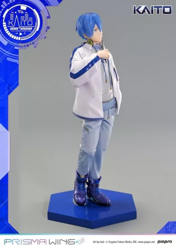 Piapro Characters Prisma Wing Figure 1/7 KAITO Art by lack" 24 cm"