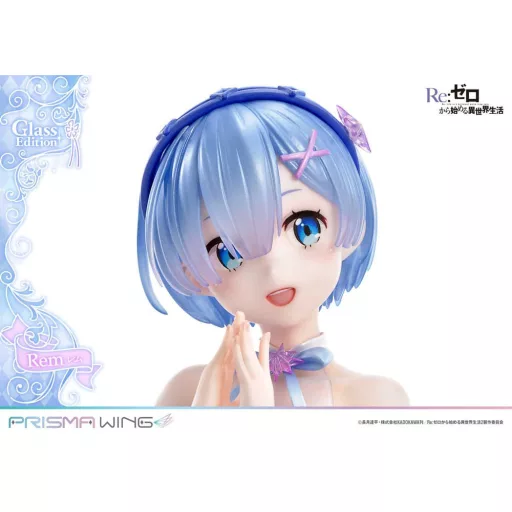 Re:Zero - Starting Life in Another World Prisma Wing PVC Szobor 1/7 Rem Glass Edition 23 cm