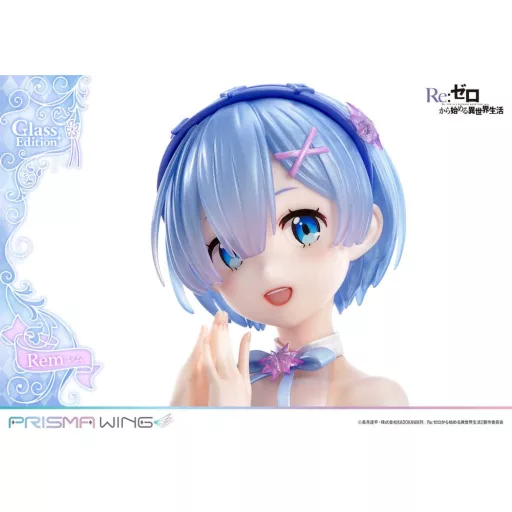 Re:Zero - Starting Life in Another World Prisma Wing PVC Szobor 1/7 Rem Glass Edition 23 cm