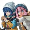 Laid-Back Camp Prisma Wing PVC Szobor 1/7 Nadeshiko Kagamihara & Rin Shima 24 cm