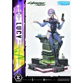   Cyberpunk: Edgerunners Real Elite Masterline Series Statue 1/4 Lucy Deluxe Version 50 cm