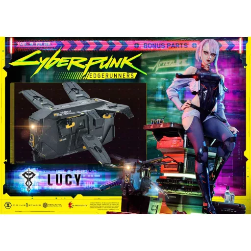 Cyberpunk: Edgerunners Real Elite Masterline Series Statue 1/4 Deluxe Bonus Version 50 cm